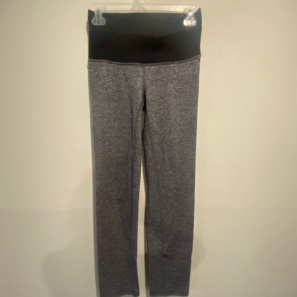 Lululemon Athletica Black and Gray Track Pants